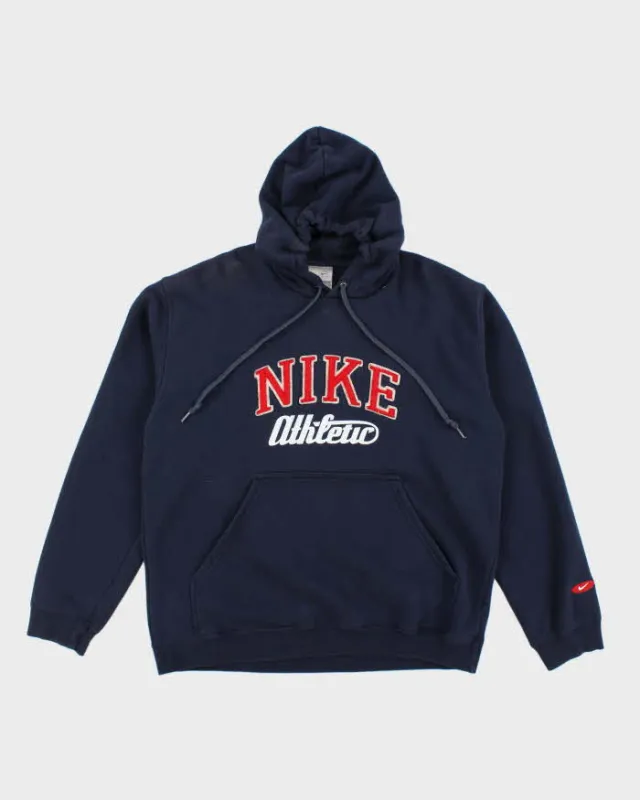 Vintage Y2K Nike Athletic Spell Out Logo Hoodie - L sold by Rokit