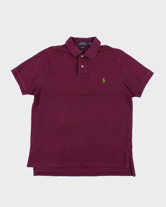Vintage 2000's Ralph Lauren Small Logo Polo Shirt - L sold by Rokit