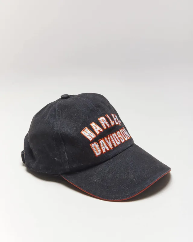 Vintage Harley Davidson Spell Out Baseball Cap - OS sold by Rokit