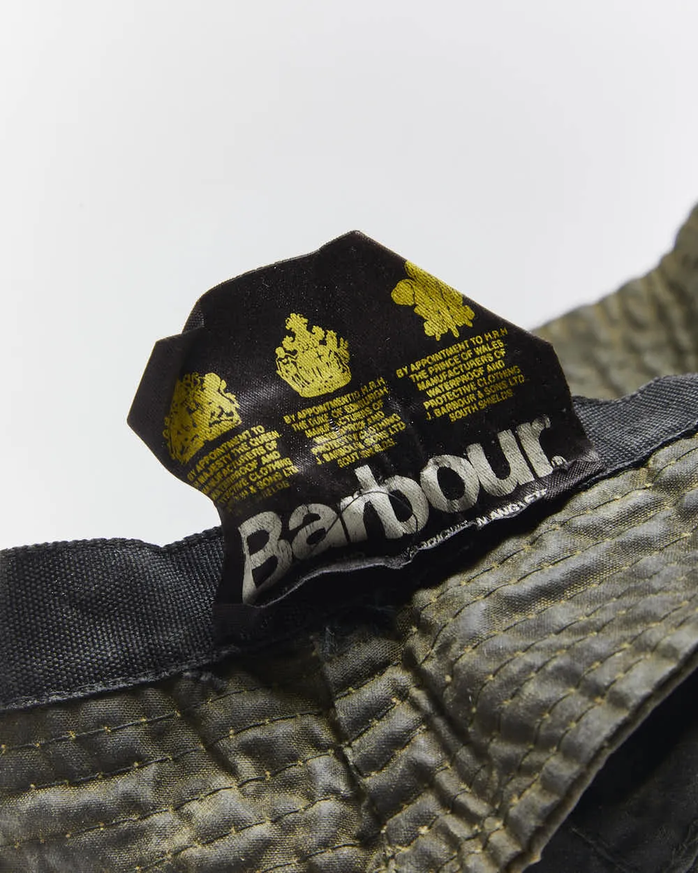 Vintage Barbour Wax Bucket Hat - OS sold by Rokit product image thumbnail 5