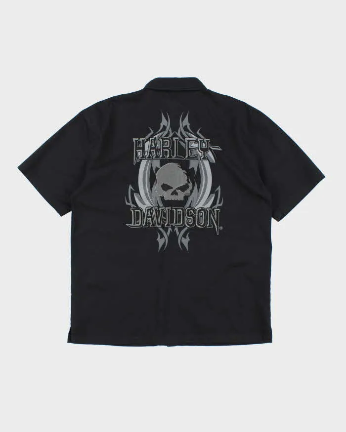 Vintage Harley Davidson Embroidered Shirt - L sold by Rokit product image thumbnail 2