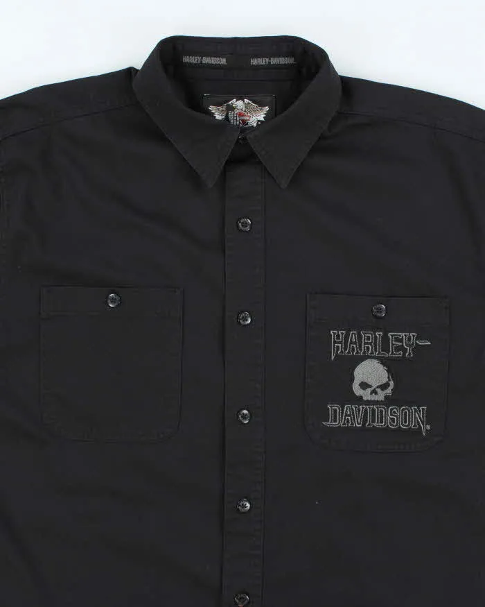 Vintage Harley Davidson Embroidered Shirt - L sold by Rokit product image thumbnail 3