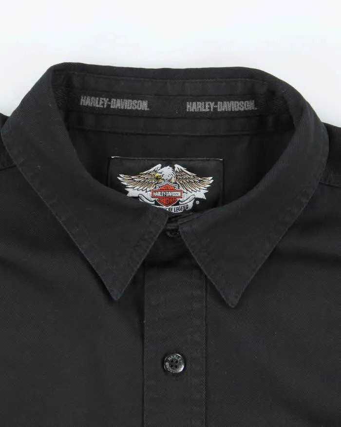 Vintage Harley Davidson Embroidered Shirt - L sold by Rokit product image thumbnail 5