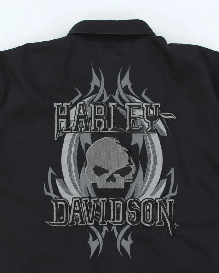 Vintage Harley Davidson Embroidered Shirt - L sold by Rokit product image thumbnail 4