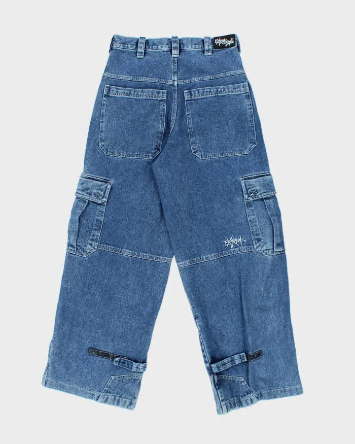Vintage Y2K Xtreme Ultra Wide Leg Cargo Jeans - W28 L30 sold by Rokit product image thumbnail 2