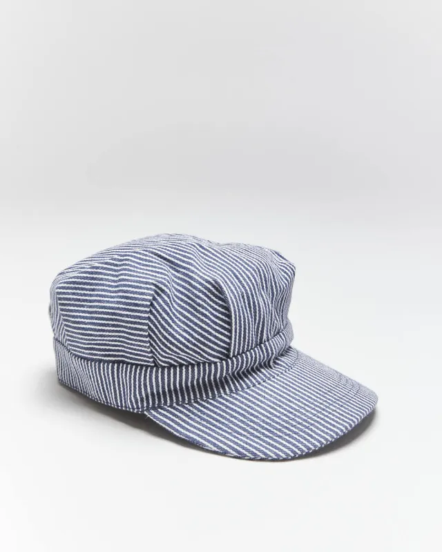 Vintage Conductor Stripe Hat - OS sold by Rokit