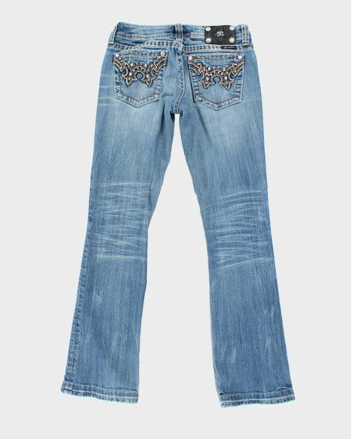 Vintage Y2k 00s Miss Me Studded Bootcut Jeans - W30 L32 sold by Rokit product image thumbnail 2