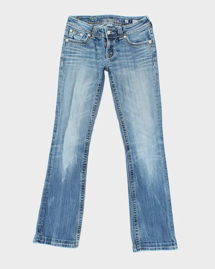 Vintage Y2k 00s Miss Me Studded Bootcut Jeans - W30 L32 sold by Rokit