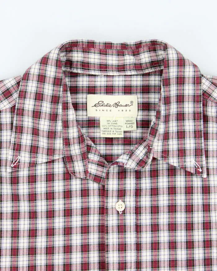 Vintage Eddie Bauer Checked Long Sleeve Shirt - L sold by Rokit product image thumbnail 5