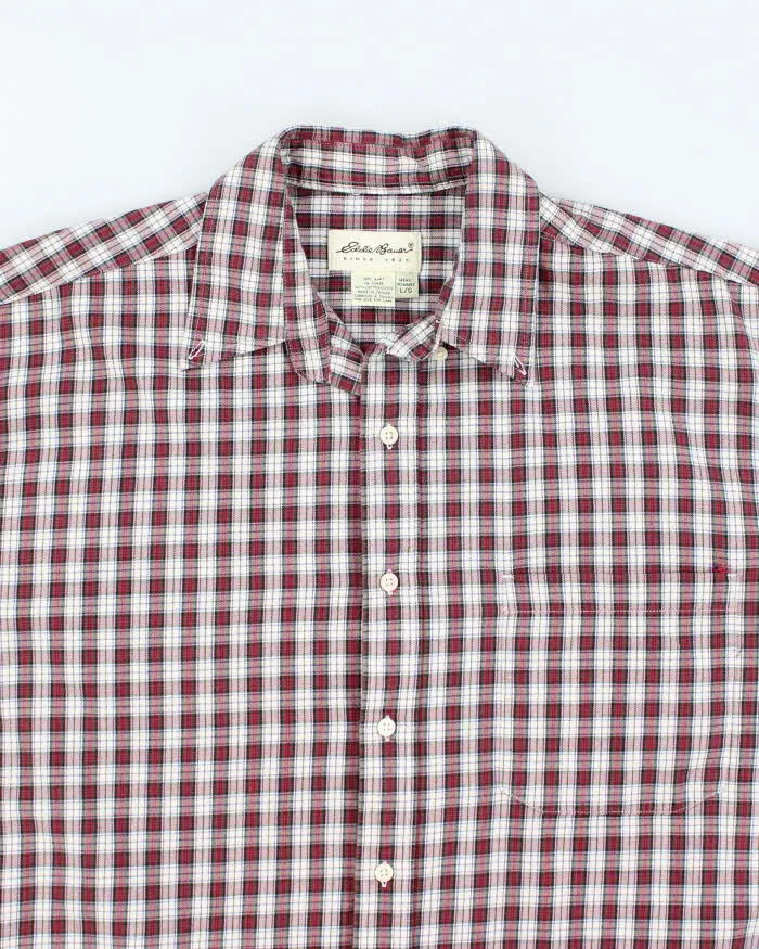Vintage Eddie Bauer Checked Long Sleeve Shirt - L sold by Rokit product image thumbnail 3