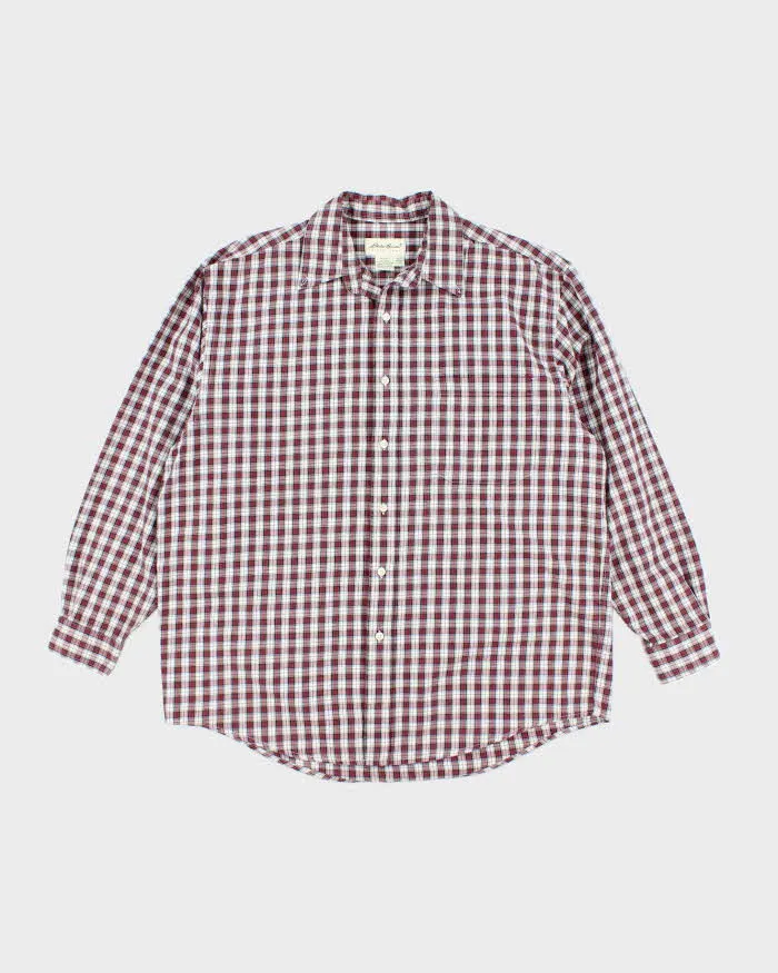 Vintage Eddie Bauer Checked Long Sleeve Shirt - L sold by Rokit
