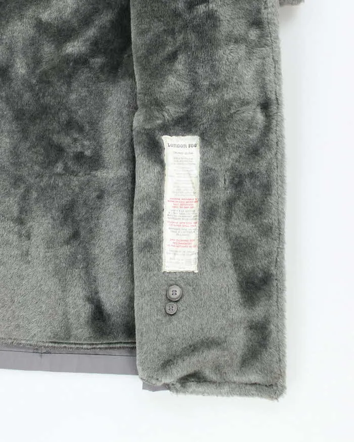 Vintage 80's Women's London Fog Faux Fur Lined Overcoat - M sold by Rokit product image thumbnail 5