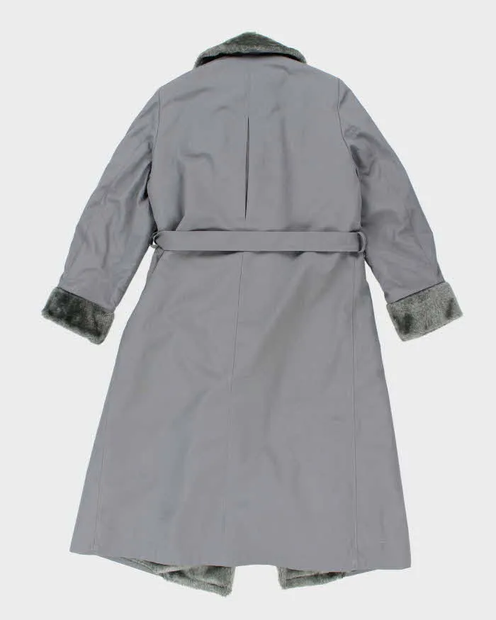 Vintage 80's Women's London Fog Faux Fur Lined Overcoat - M sold by Rokit product image thumbnail 2