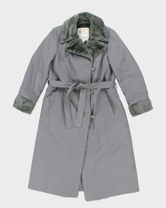 Vintage 80's Women's London Fog Faux Fur Lined Overcoat - M sold by Rokit