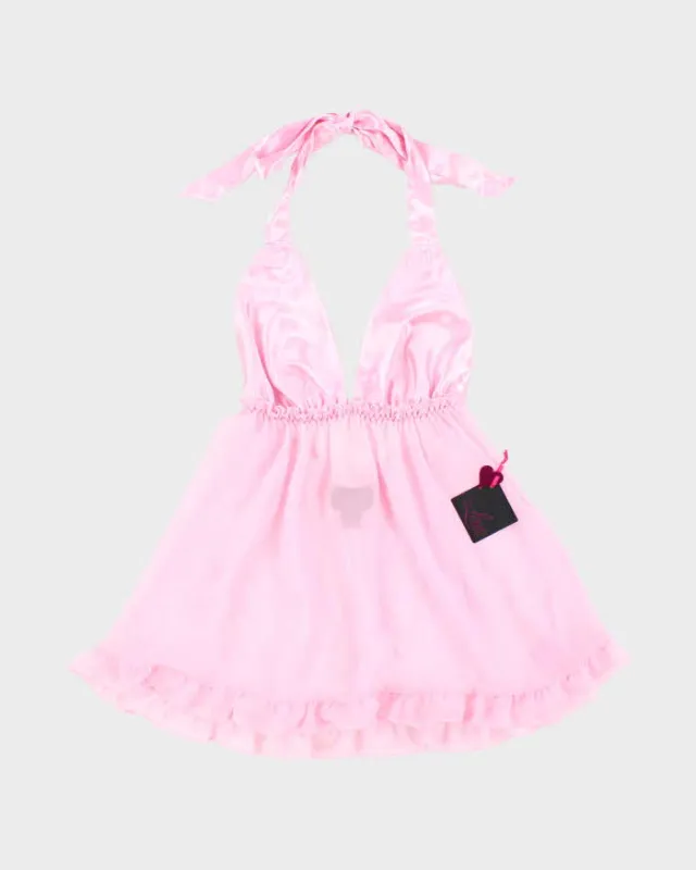 Deadstock Vintage Y2k 00s La Senza Halter Neck Top - XS sold by Rokit