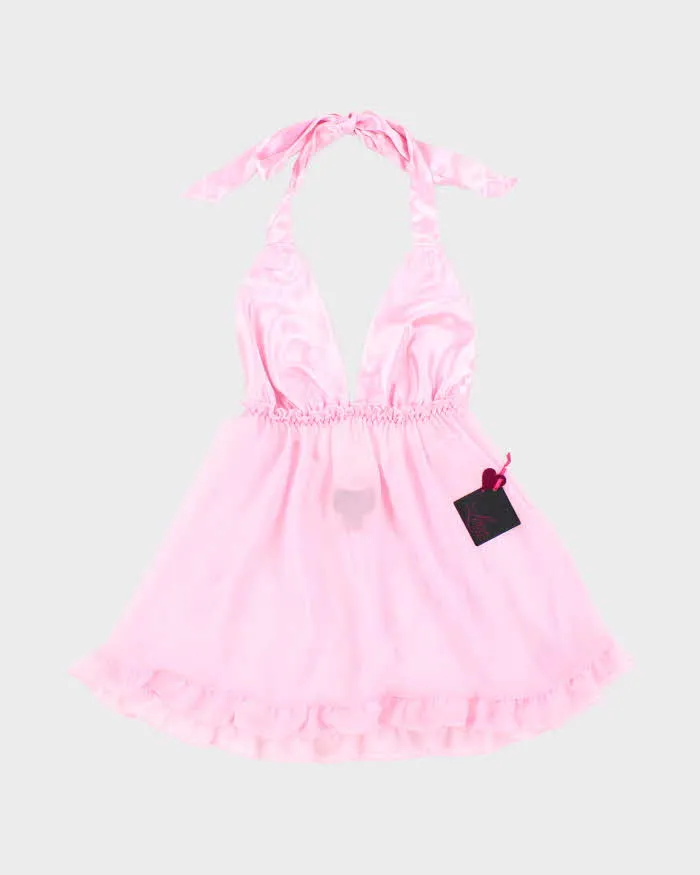 Deadstock Vintage Y2k 00s La Senza Halter Neck Top - XS sold by Rokit