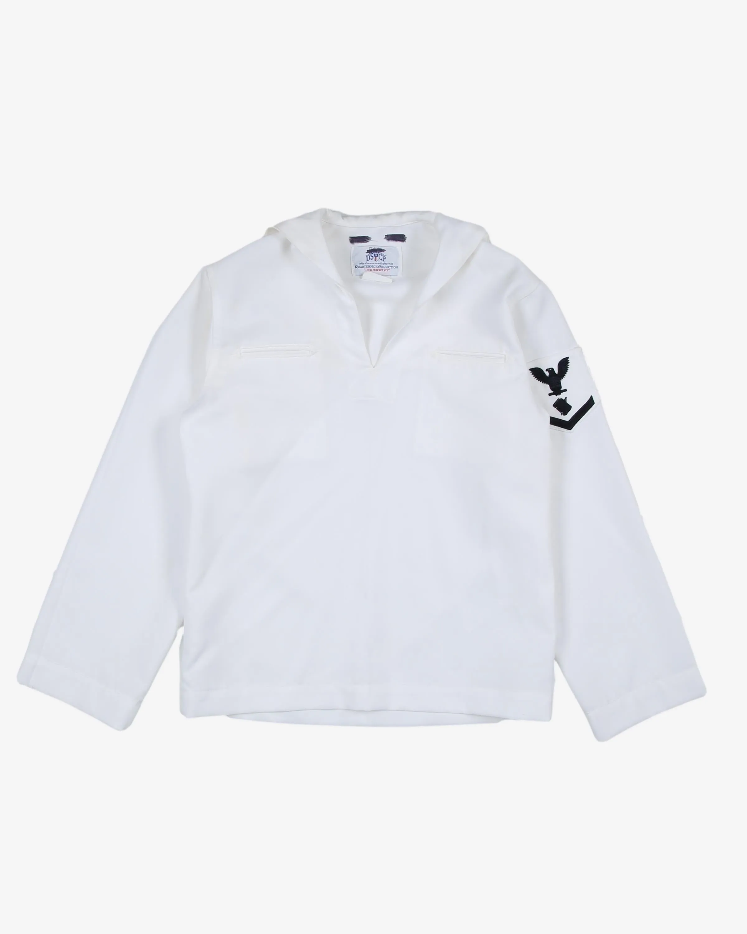 2004 US NAVY White Poly/WOOL CRACKERJACK JUMPER - Small sold by Rokit