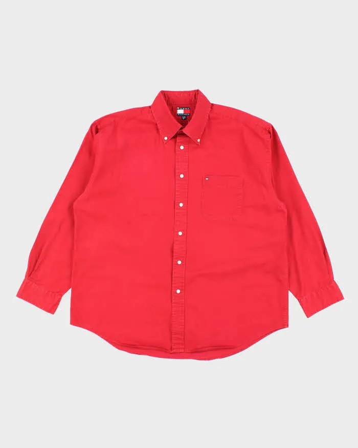 Vintage Tommy Hilfiger Heavyweight Long Sleeve Shirt - XL sold by Rokit