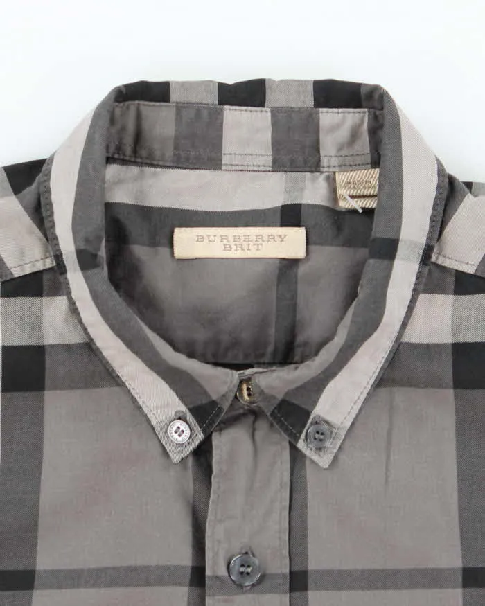 Vintage Burberry Checked Long Sleeve Shirt - M sold by Rokit product image thumbnail 5