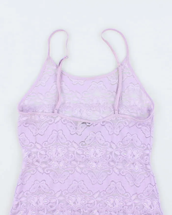 Vintage 90s La Vie En Rose Lace Slip Dress - S sold by Rokit product image thumbnail 4