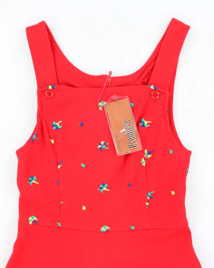 Deadstock Vintage 70s Premiere Pinafore Dress - XS sold by Rokit product image thumbnail 3