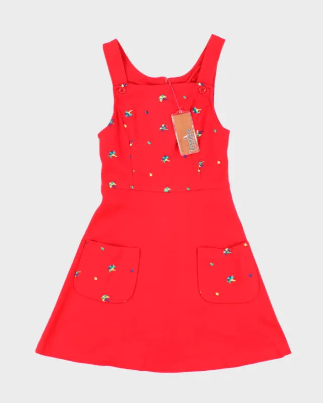 Deadstock Vintage 70s Premiere Pinafore Dress - XS sold by Rokit