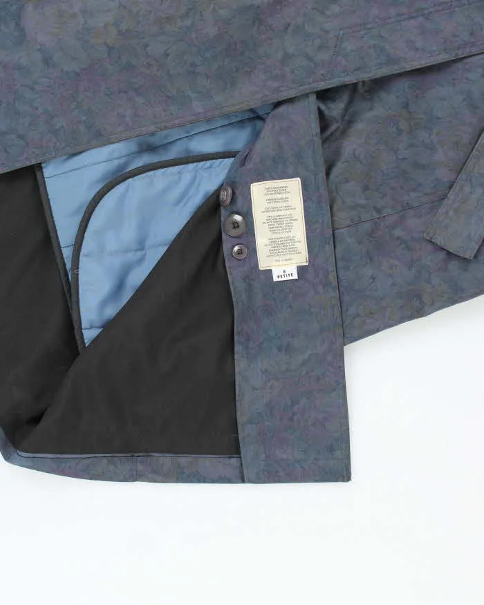 Vintage 90's Women's London Fog Foral Heavyweight Hooded Overcoat - M sold by Rokit product image thumbnail 4