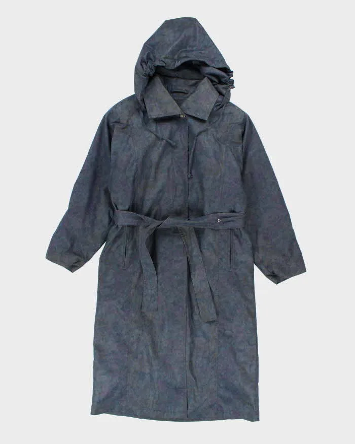 Vintage 90's Women's London Fog Foral Heavyweight Hooded Overcoat - M sold by Rokit