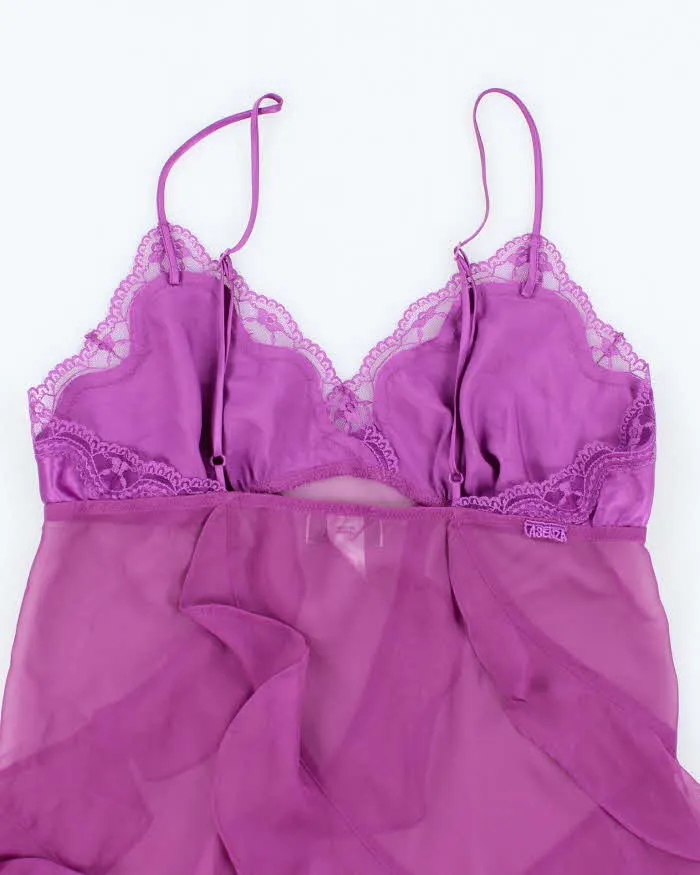 Vintage Y2k 00s La Senza Ruffle Mesh Cami - S sold by Rokit product image thumbnail 4