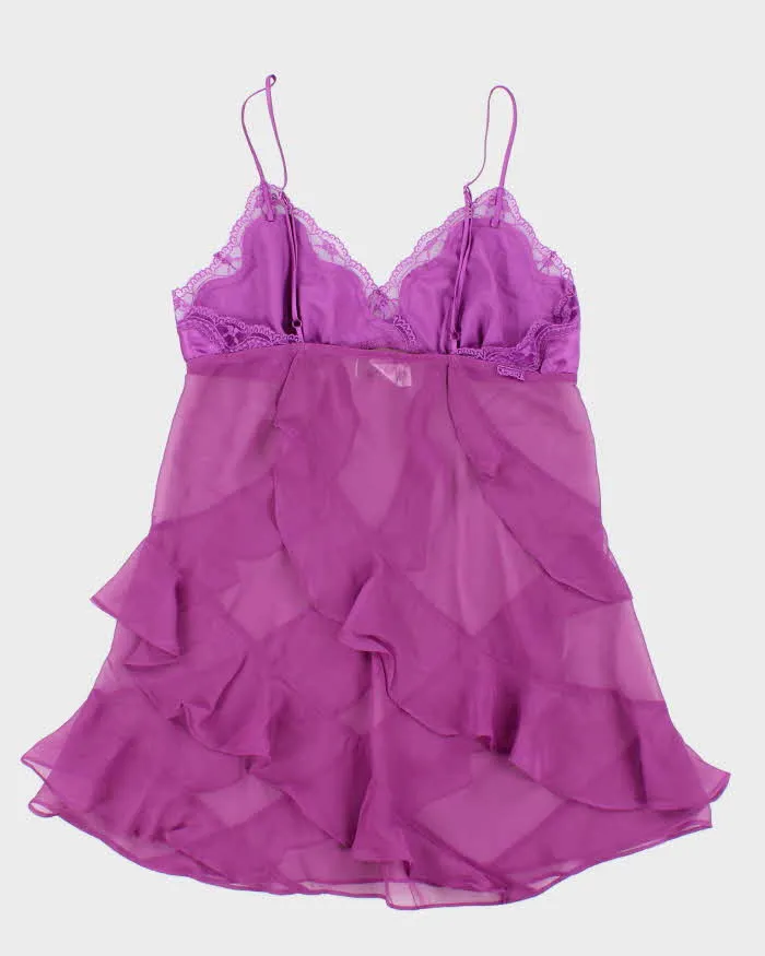 Vintage Y2k 00s La Senza Ruffle Mesh Cami - S sold by Rokit product image thumbnail 2