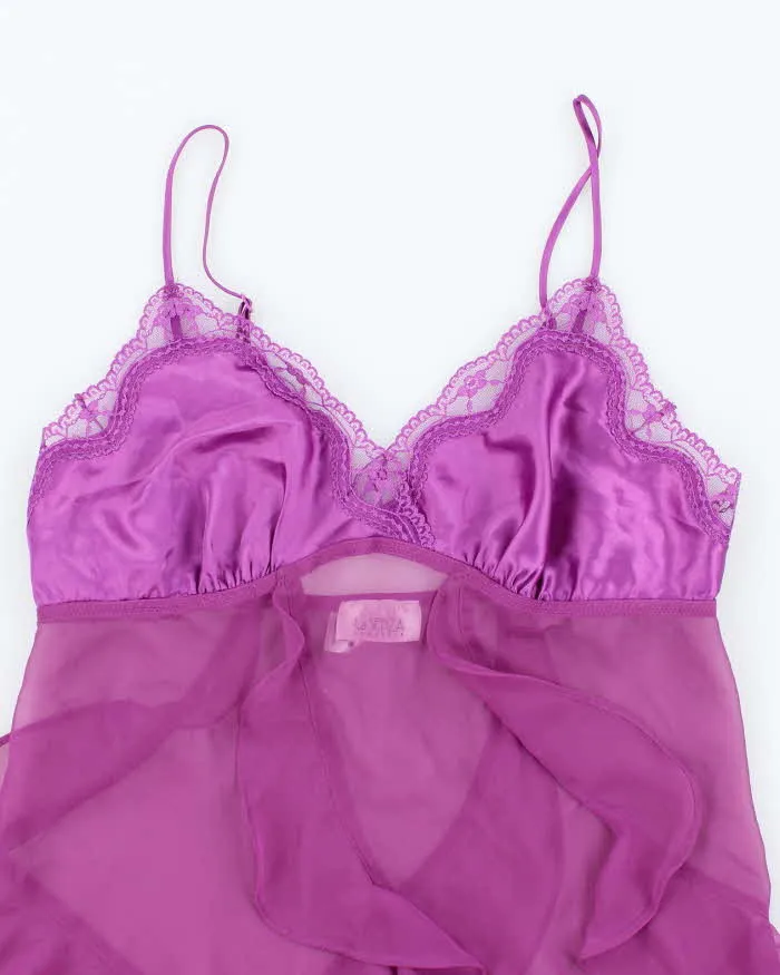 Vintage Y2k 00s La Senza Ruffle Mesh Cami - S sold by Rokit product image thumbnail 3