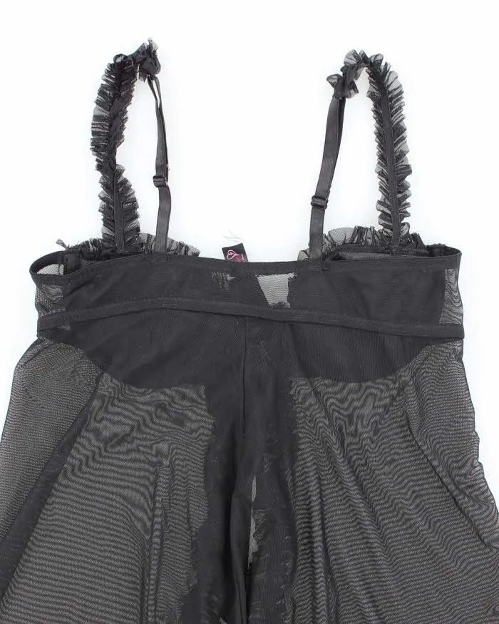 Vintage Y2k 00a La Senza Mesh Tie-Front Cami - XS sold by Rokit product image thumbnail 4