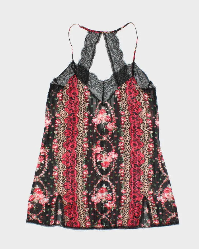 Vintage Y2k 00s In Bloom Mesh Slip Dress - M sold by Rokit