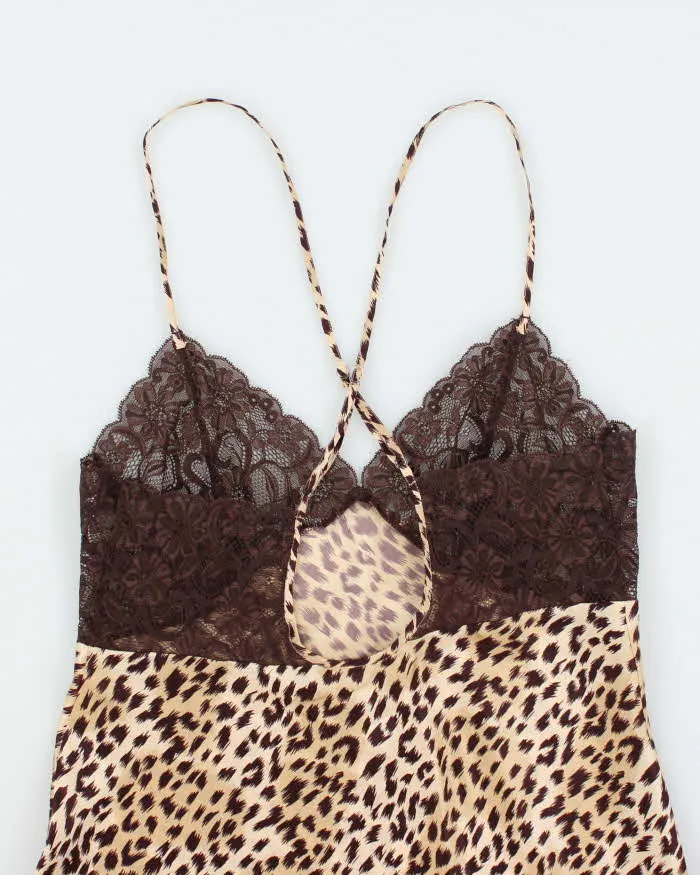 Vintage Y2k 00s La Senza Leopard Print Slip Dress - S sold by Rokit product image thumbnail 4