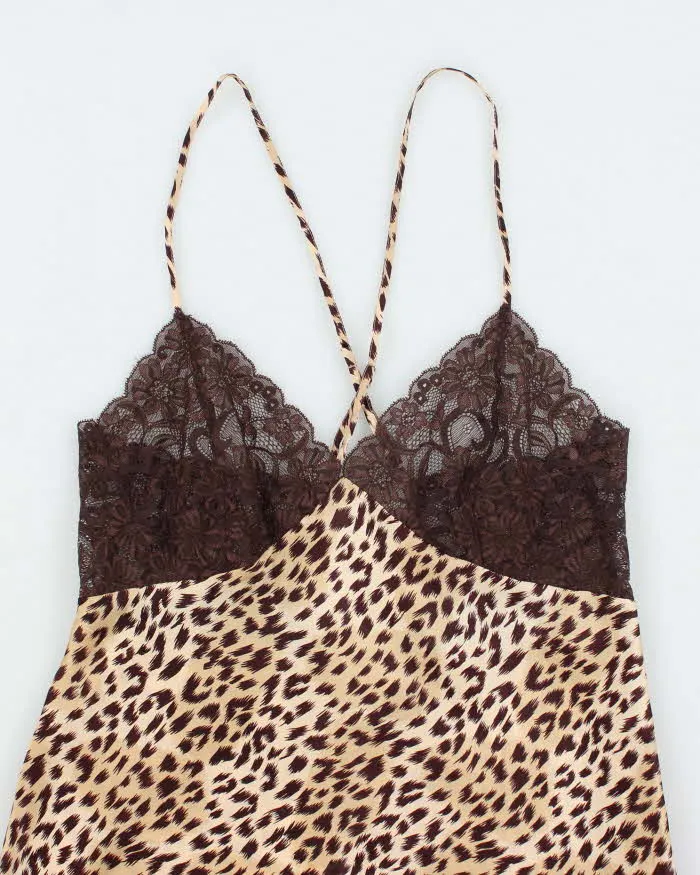 Vintage Y2k 00s La Senza Leopard Print Slip Dress - S sold by Rokit product image thumbnail 3