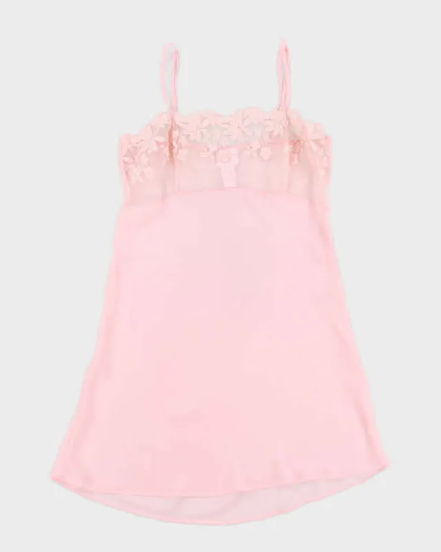 Vintage 90s La Vie En Rose Lace Mesh Dress - S made by Rokit