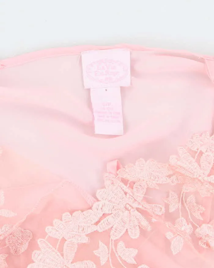 Vintage 90s La Vie En Rose Lace Mesh Dress - S sold by Rokit product image thumbnail 5