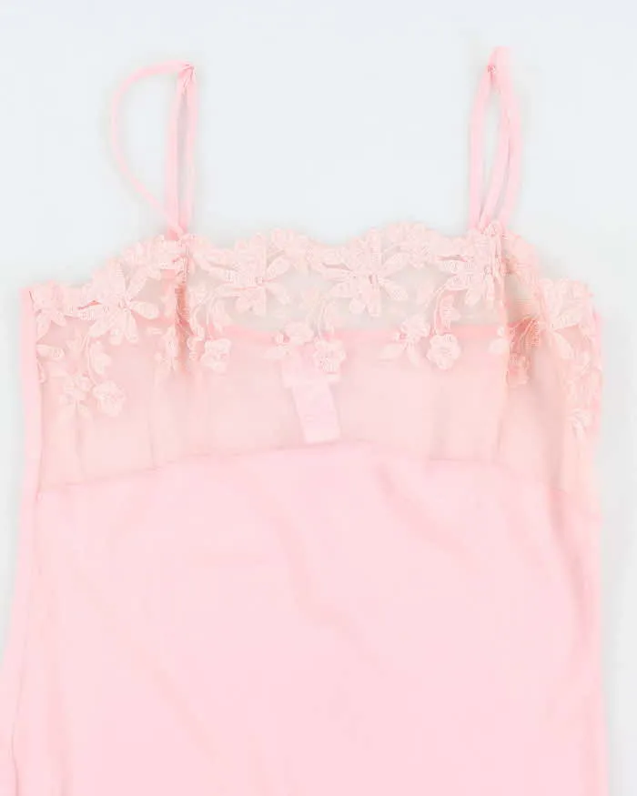 Vintage 90s La Vie En Rose Lace Mesh Dress - S sold by Rokit product image thumbnail 3