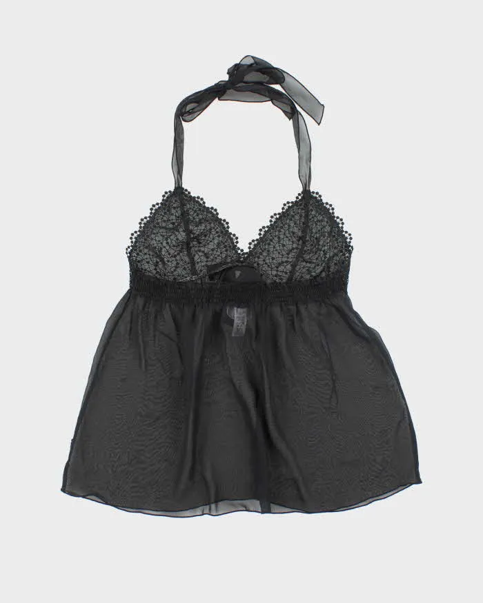 Vintage La Senza Mesh Halter Neck - M sold by Rokit product image thumbnail 2