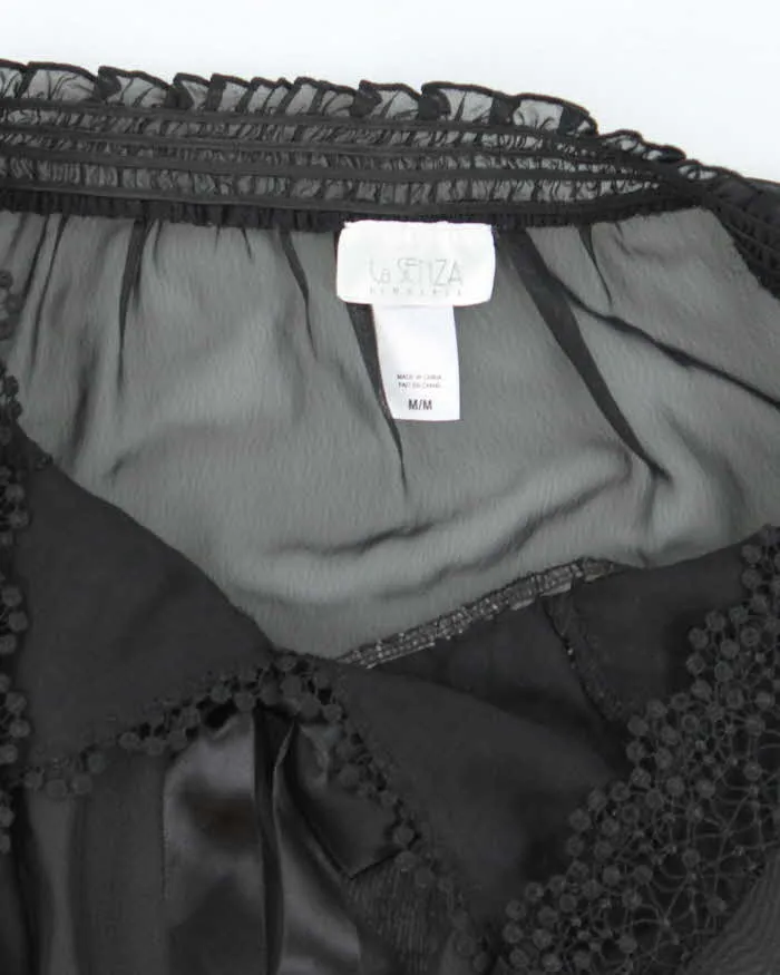 Vintage La Senza Mesh Halter Neck - M sold by Rokit product image thumbnail 5