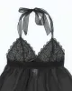 Vintage La Senza Mesh Halter Neck - M sold by Rokit