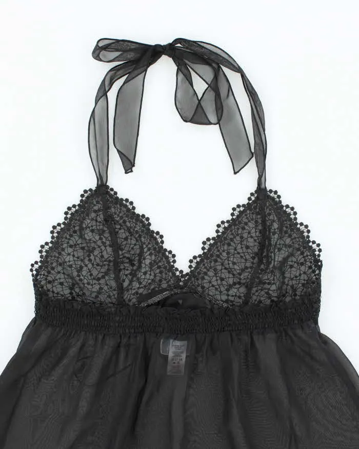 Vintage La Senza Mesh Halter Neck - M sold by Rokit product image thumbnail 4