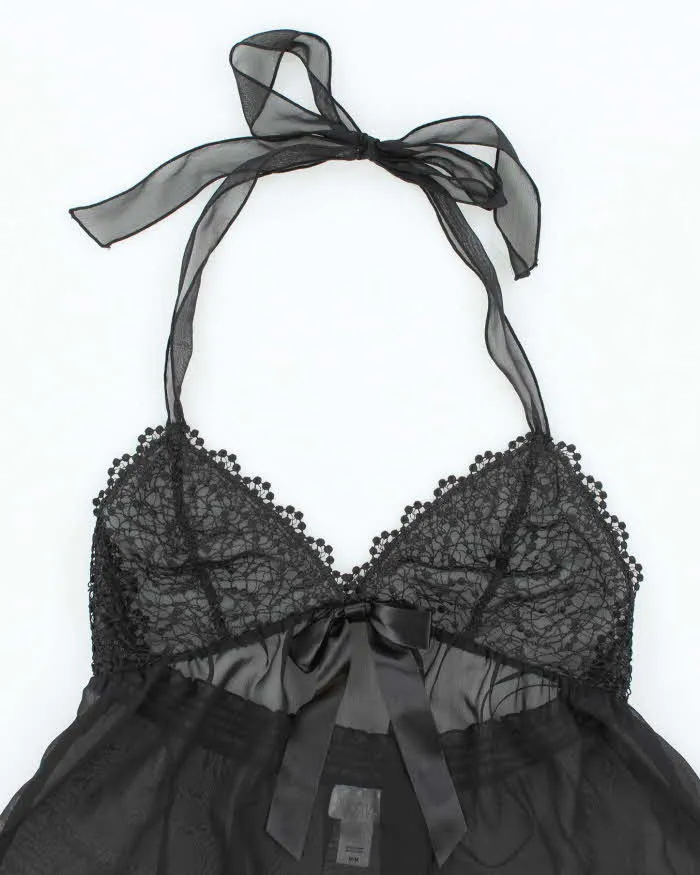 Vintage La Senza Mesh Halter Neck - M sold by Rokit product image thumbnail 3