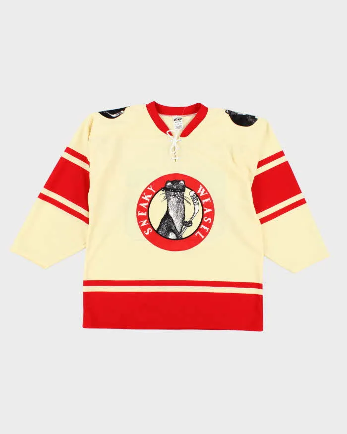 Vintage 90's Sneaky Weasel Oversized American Football Jersey - L sold by Rokit