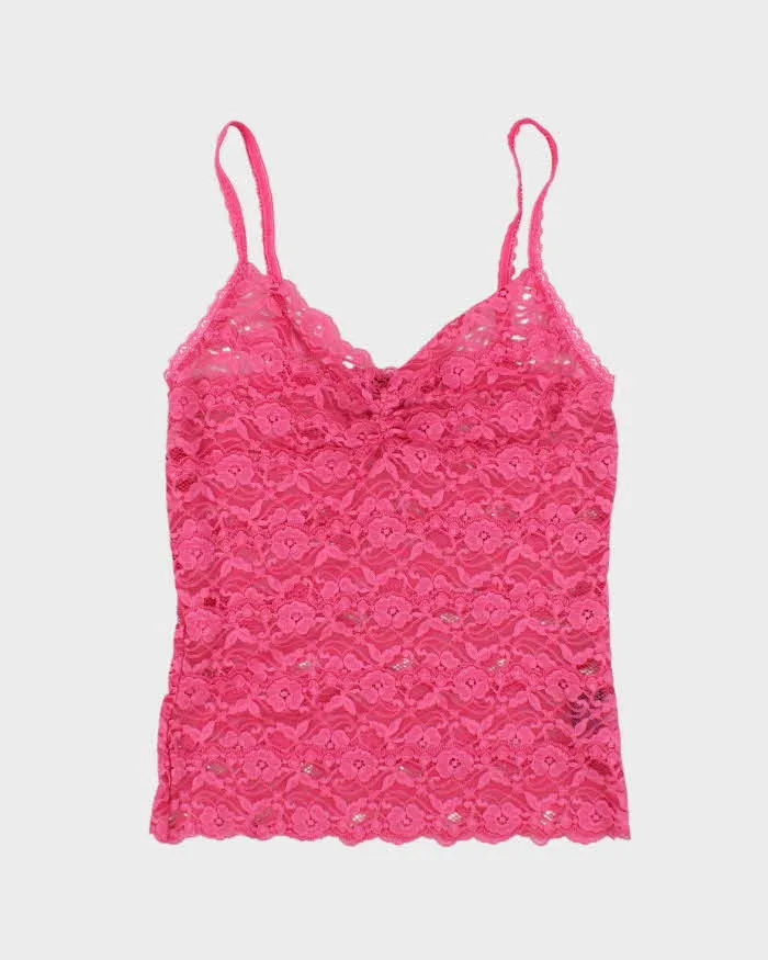 Vintage Y2k 00s Seduction Lace Cami - S sold by Rokit