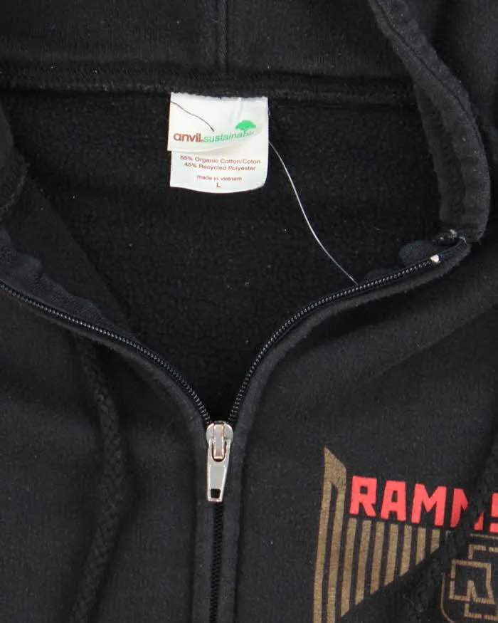 Vintage 2000's Rammstein Germany Tour Zip Up Hoodie - L sold by Rokit product image thumbnail 5