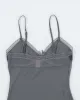 Vintage Y2k 00s La Vie En Rose Mesh Pleated Slip Dress - S sold by Rokit