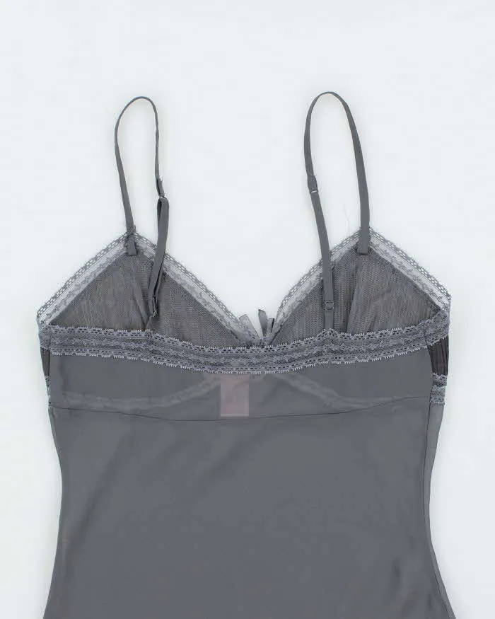 Vintage Y2k 00s La Vie En Rose Mesh Pleated Slip Dress - S sold by Rokit product image thumbnail 4