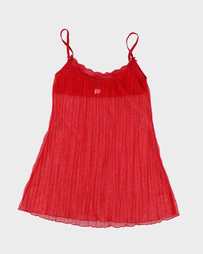 Vintage Y2k 00s La Senza Mesh Pleated Cami - XS sold by Rokit product image thumbnail 2