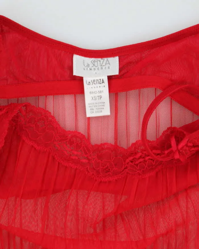 Vintage Y2k 00s La Senza Mesh Pleated Cami - XS sold by Rokit product image thumbnail 5